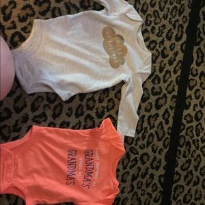 Onesies tag still on girl